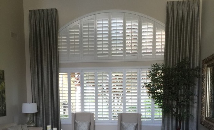 Clearwater drapes and shutters.